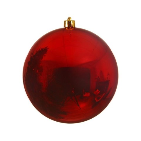 SFERA LUCIDA PLASTICA D.20 ROSSO